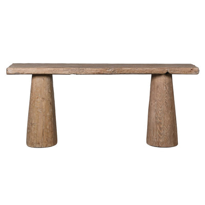 Rustic Tapered Pine Console Table