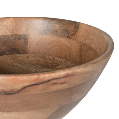Large Mango Wood Deep Bowl