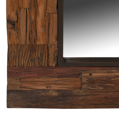 Reclaimed Sleeper Rectangular Mirror