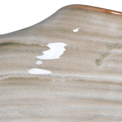 Beige Ceramic Melted Dish