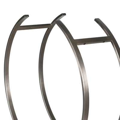 Pewter Crescent Log Holder
