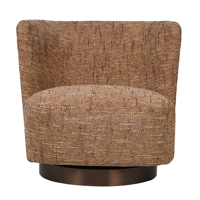 Cinnamon Textured Swivel Chair