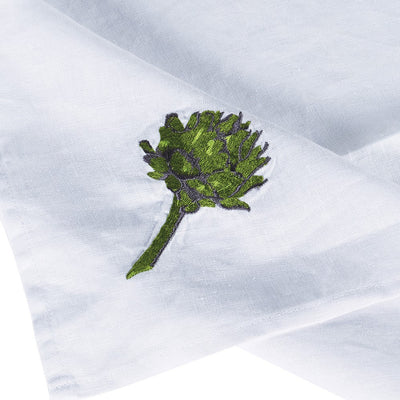 Green Artichoke Linen Napkin