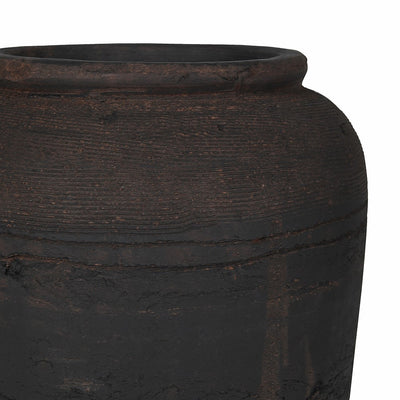 Rustic Charcoal Vase