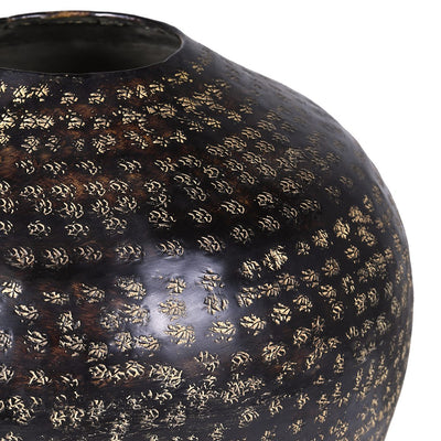 Medium Brown Patina Vase