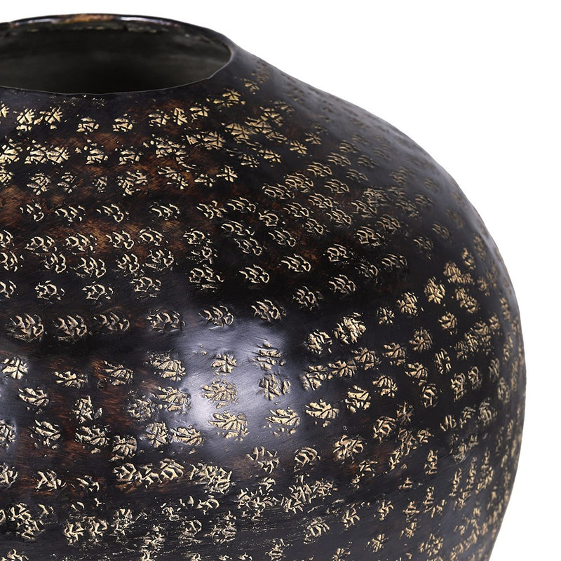 Medium Brown Patina Vase