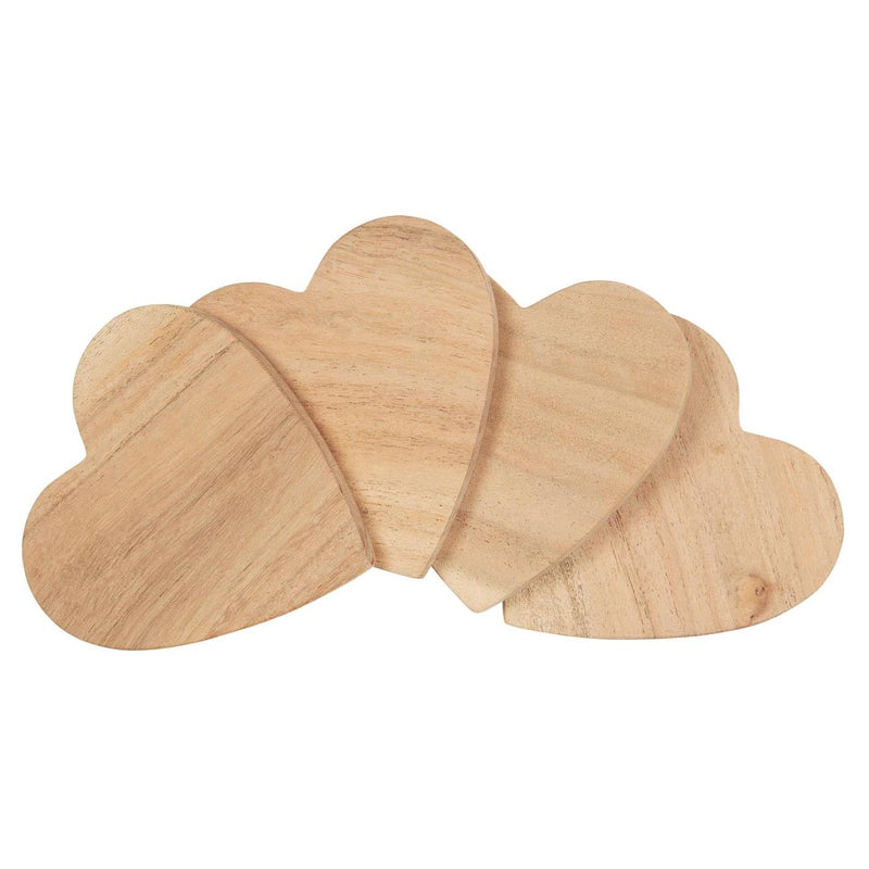 Wooden Heart Coaster