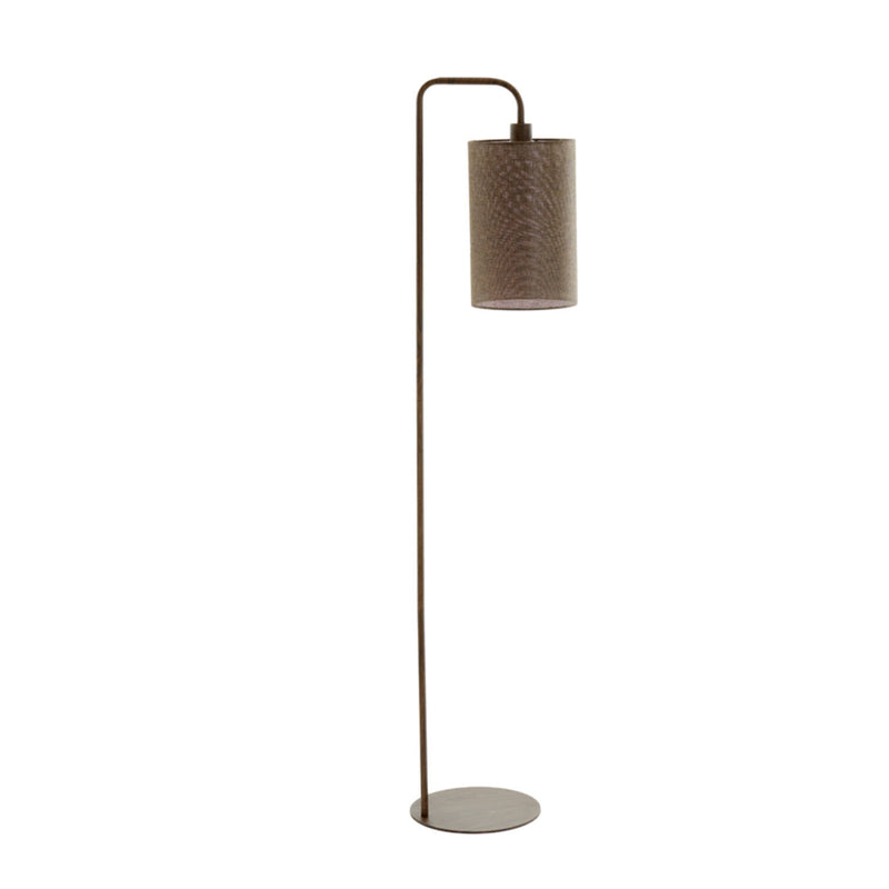 DOMIO Fabric/Wood Floor Lamp