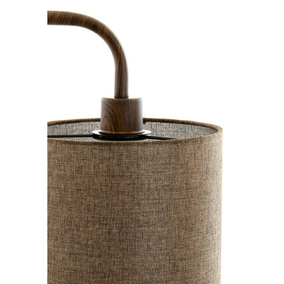 DOMIO Fabric/Wood Floor Lamp