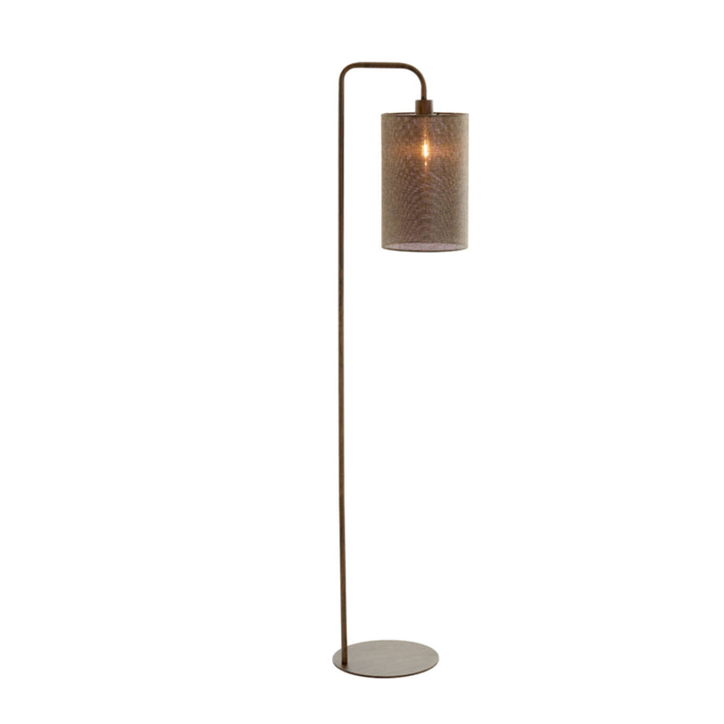 DOMIO Fabric/Wood Floor Lamp