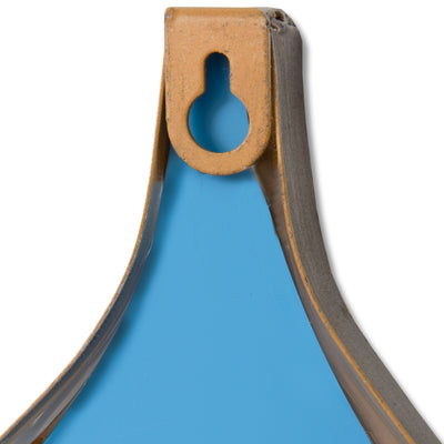 Silver Teardrop Hanging Mirror