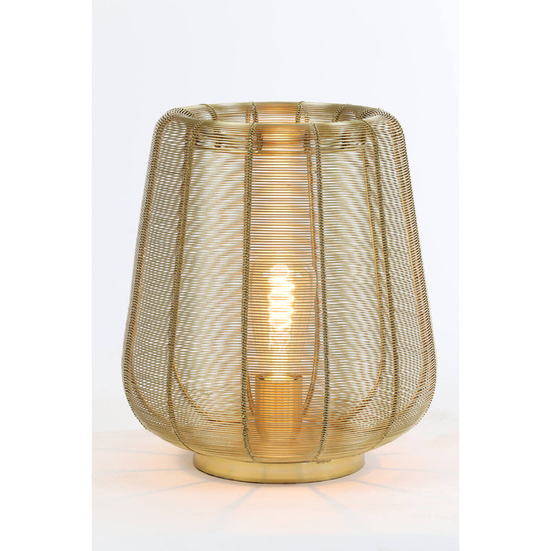 Gold Wire Table Lamp 29x31.5