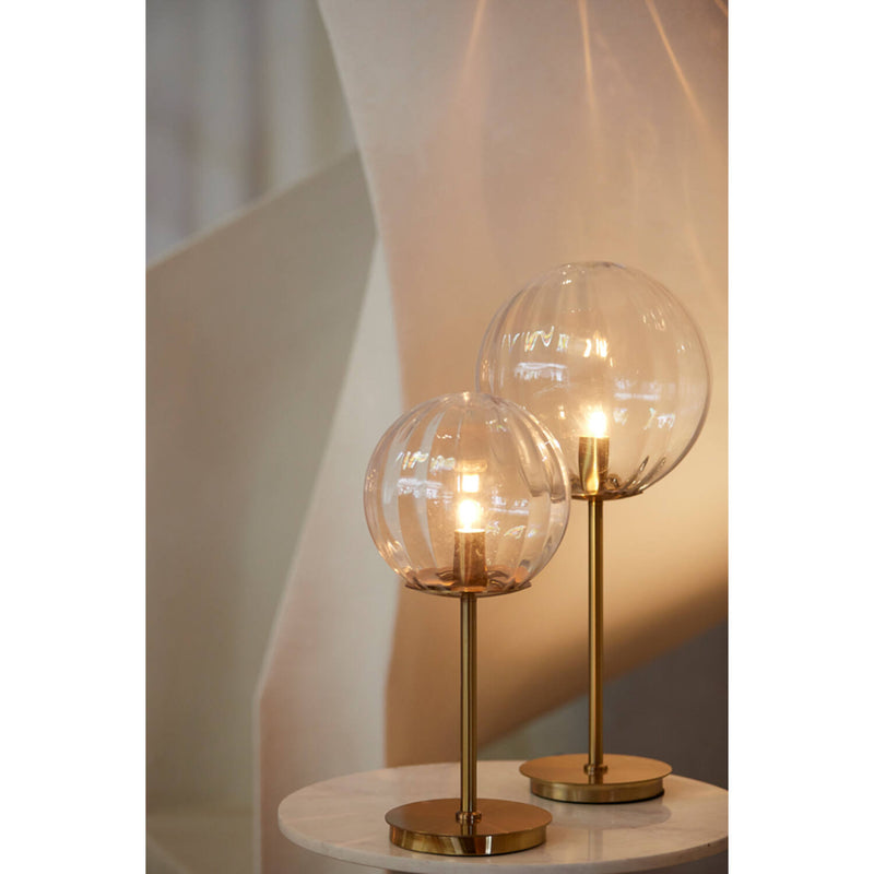 Magna Clear Glass Lamp 43cm