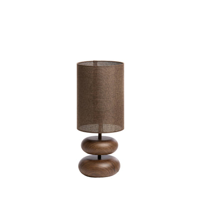 ALO Dark Wood Table Lamp