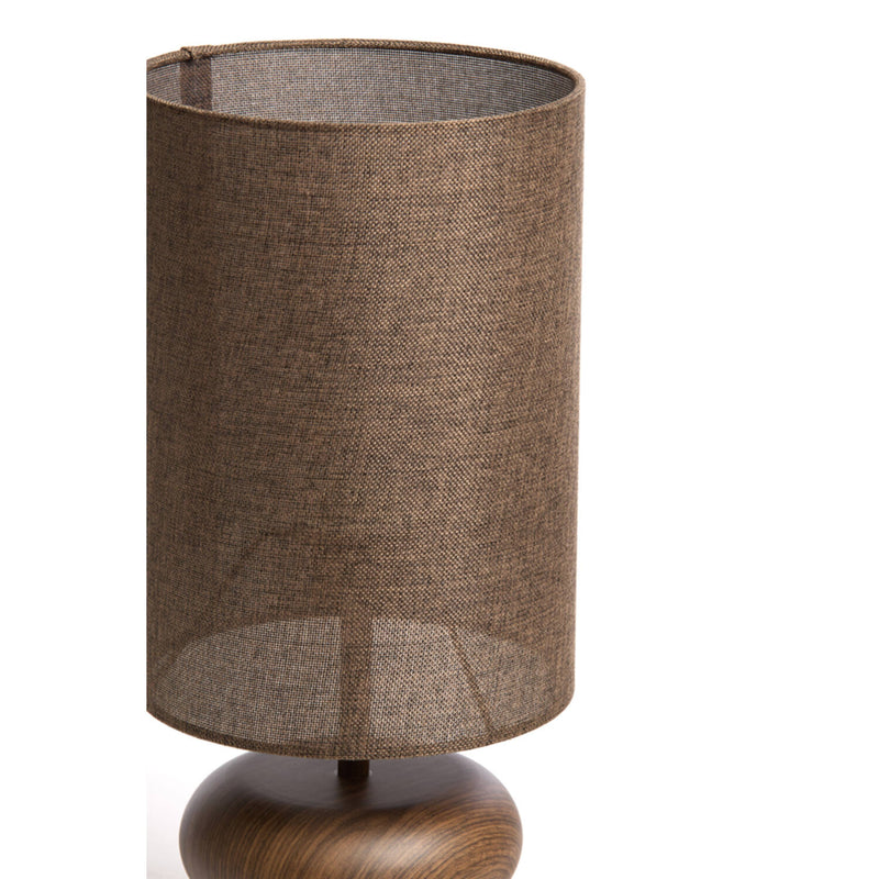 ALO Dark Wood Table Lamp
