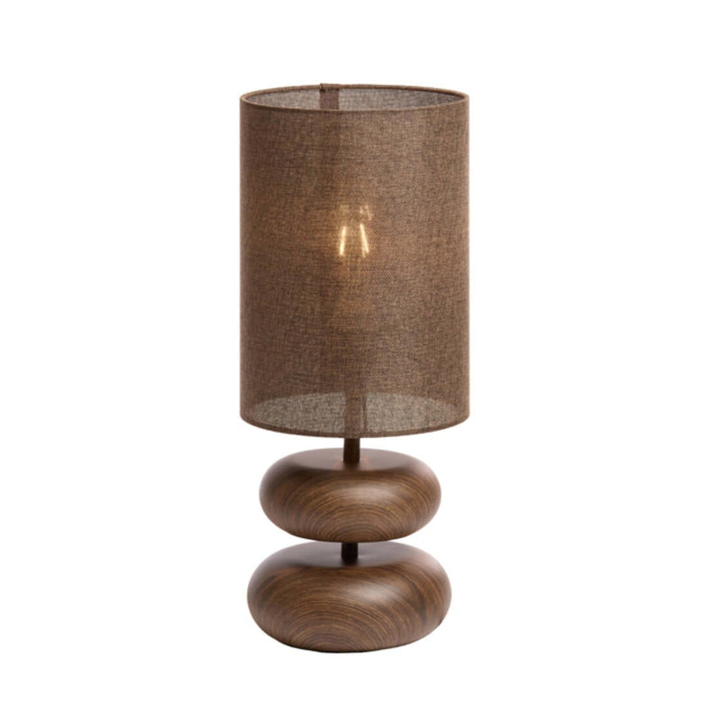 ALO Dark Wood Table Lamp