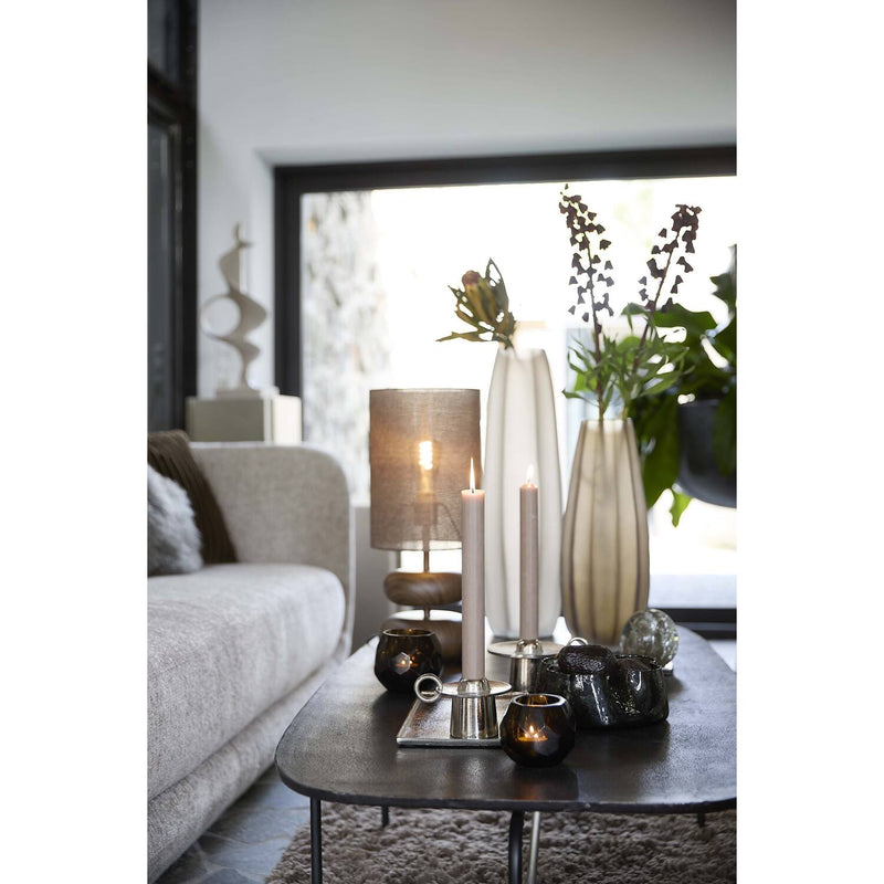 ALO Dark Wood Table Lamp