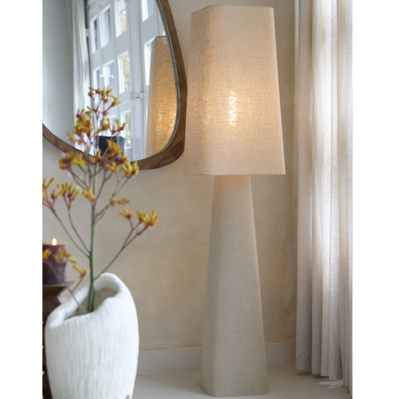 KIKO Linen Square Floor Lamp