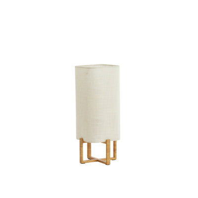 Small Natural & Linen Table Lamp