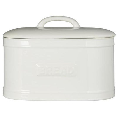 White Ceramic Bread Bin