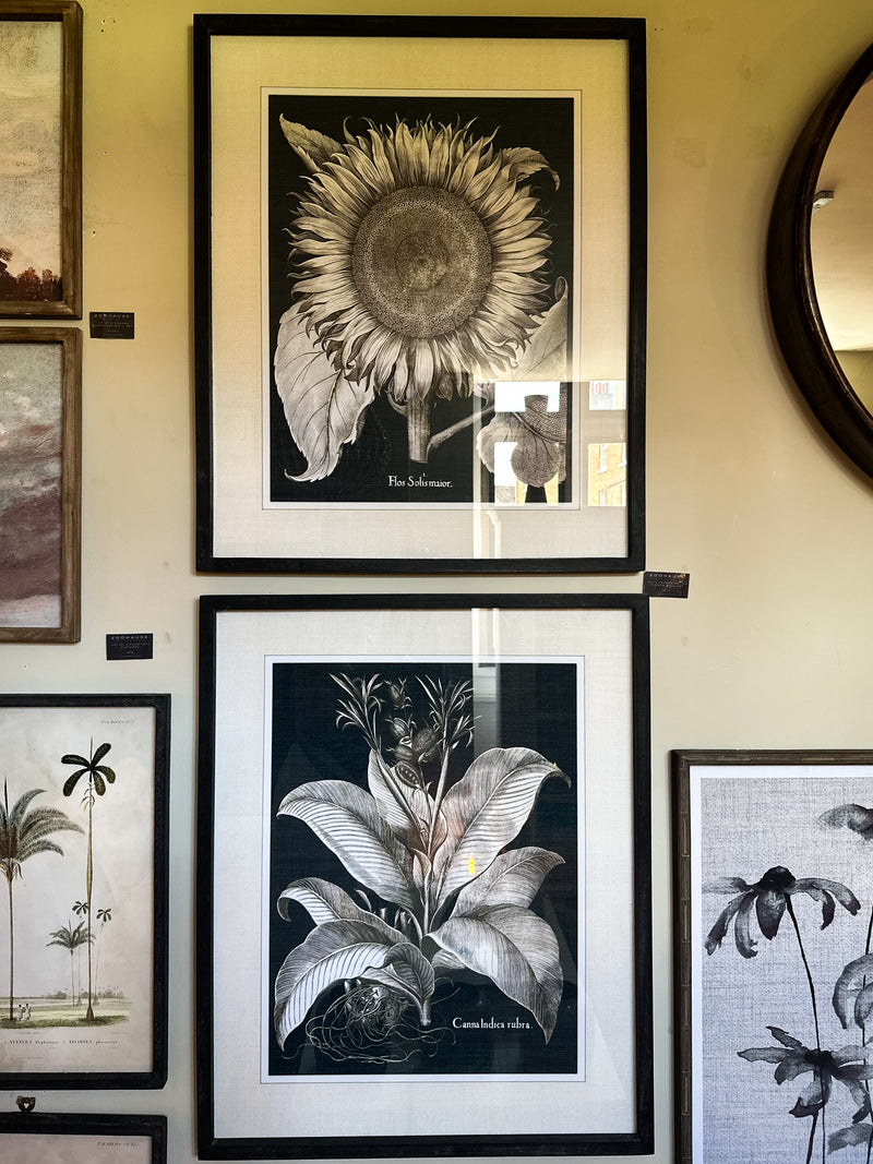 Set of 2 Framed Sunflower Wall Art