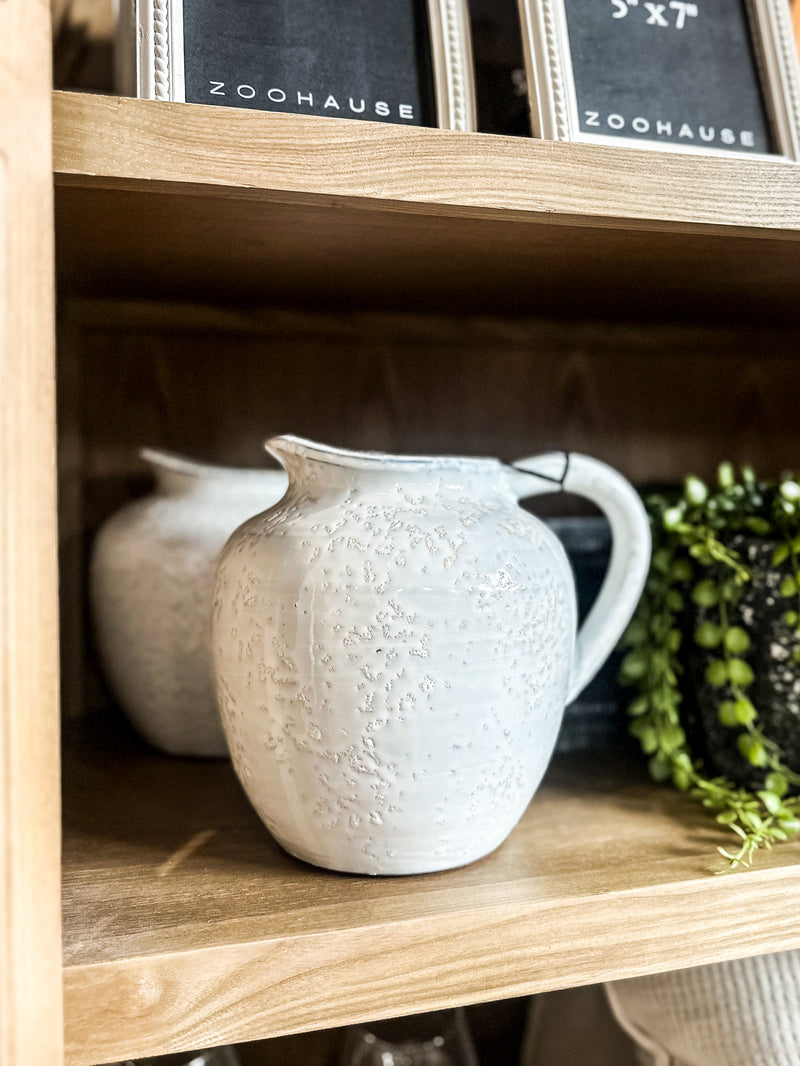 Rustic White Jug