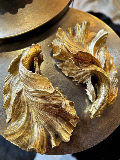 Gold Fantail Fish Decoration