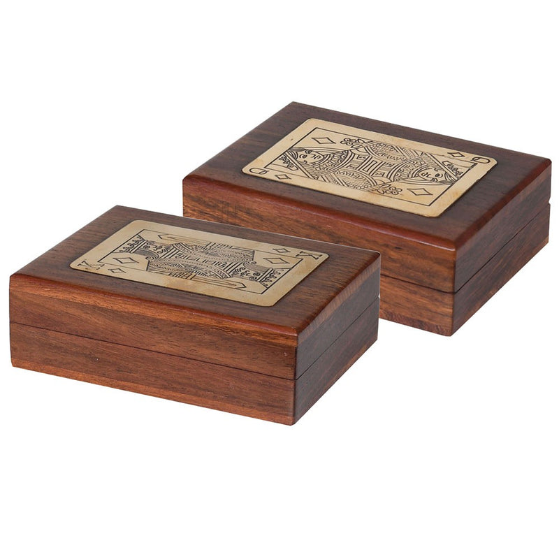 Set of 2 King & Queen Card Boxes