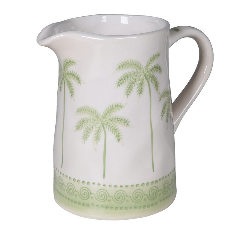 Sage Palm Tree Jug