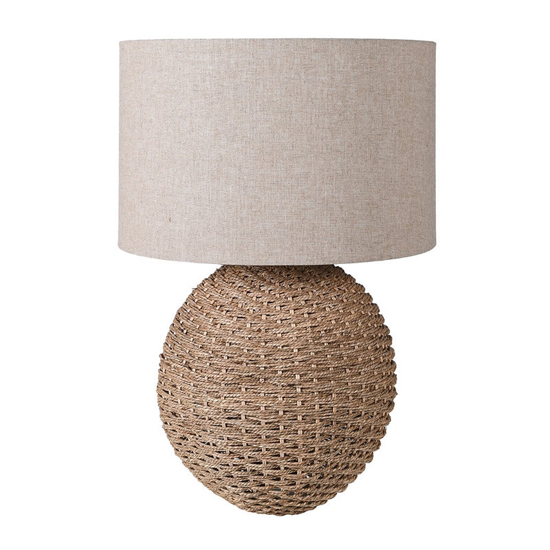 Rattan Orb Table Lamp