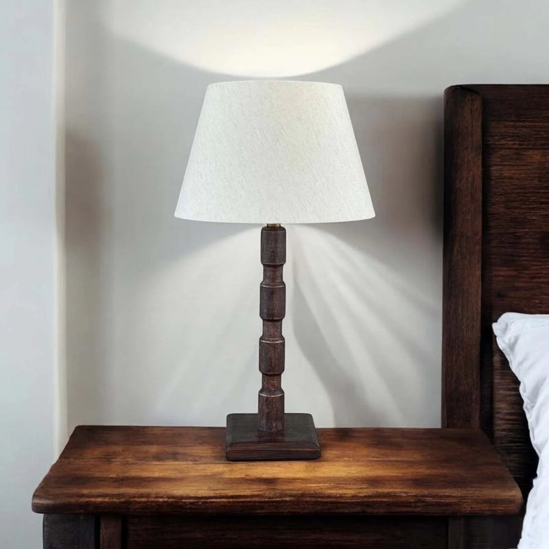 Geneva Bedside Table Lamp W/Shade
