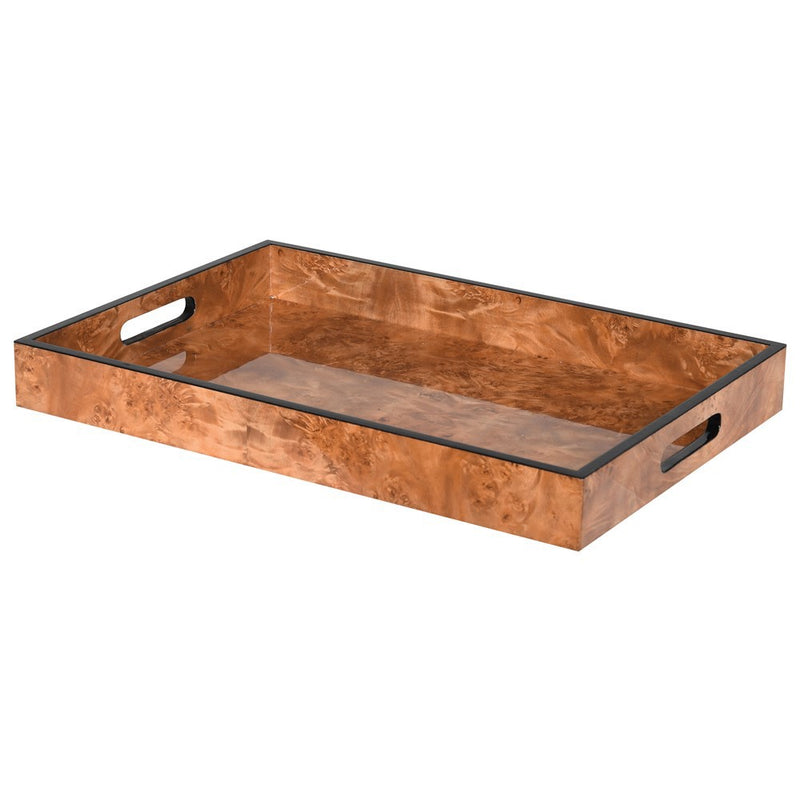 Tan Marble Effect Rectangular Tray