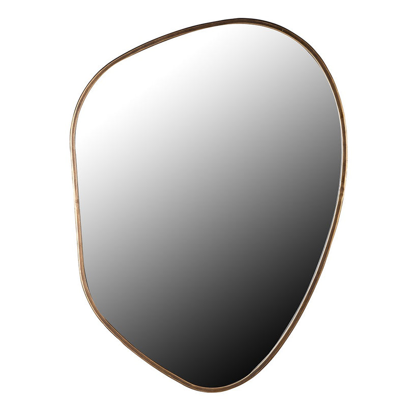 Small Shaped Gold Mirror