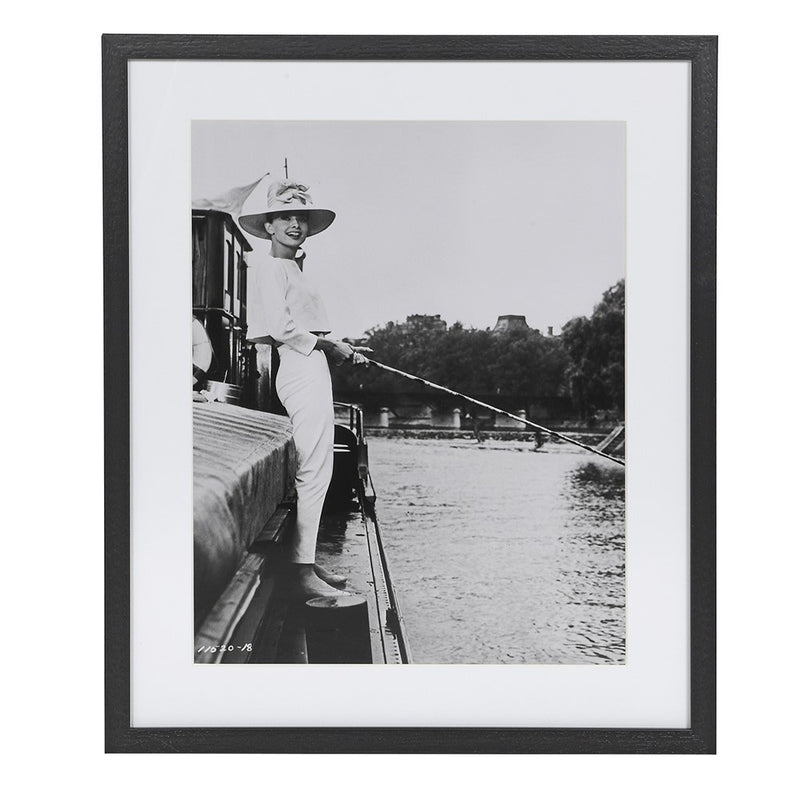 Audrey Hepburn Fishing Print