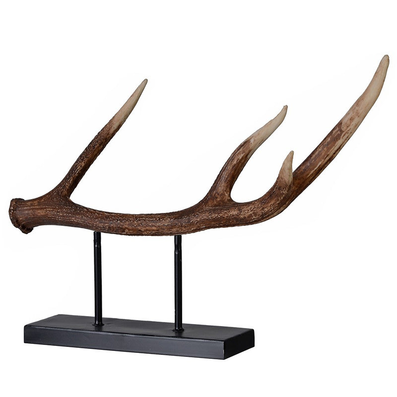 Faux Antler Decoration On Stand