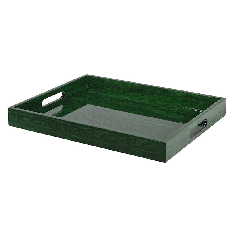 Forest Green Rectangular Tray