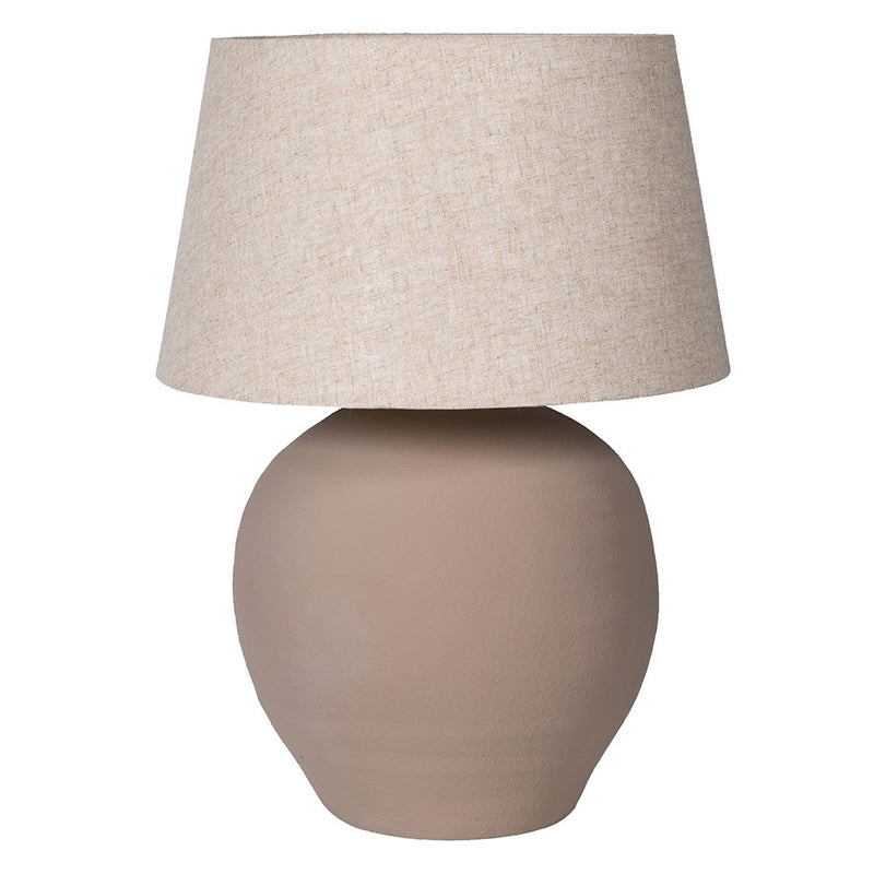 Hazelnut Terracotta Table Lamp