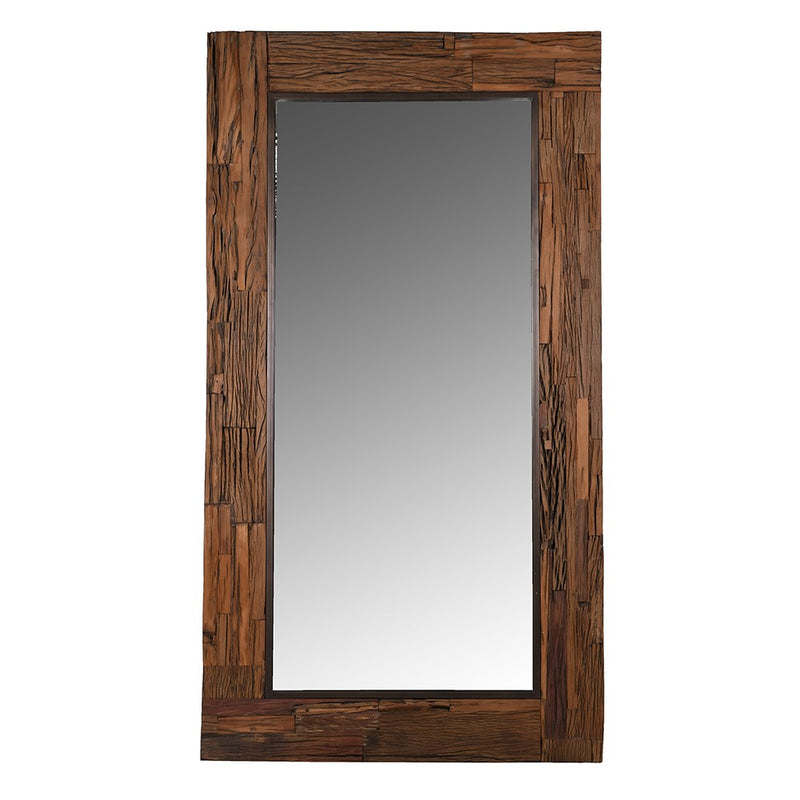 Reclaimed Sleeper Rectangular Mirror