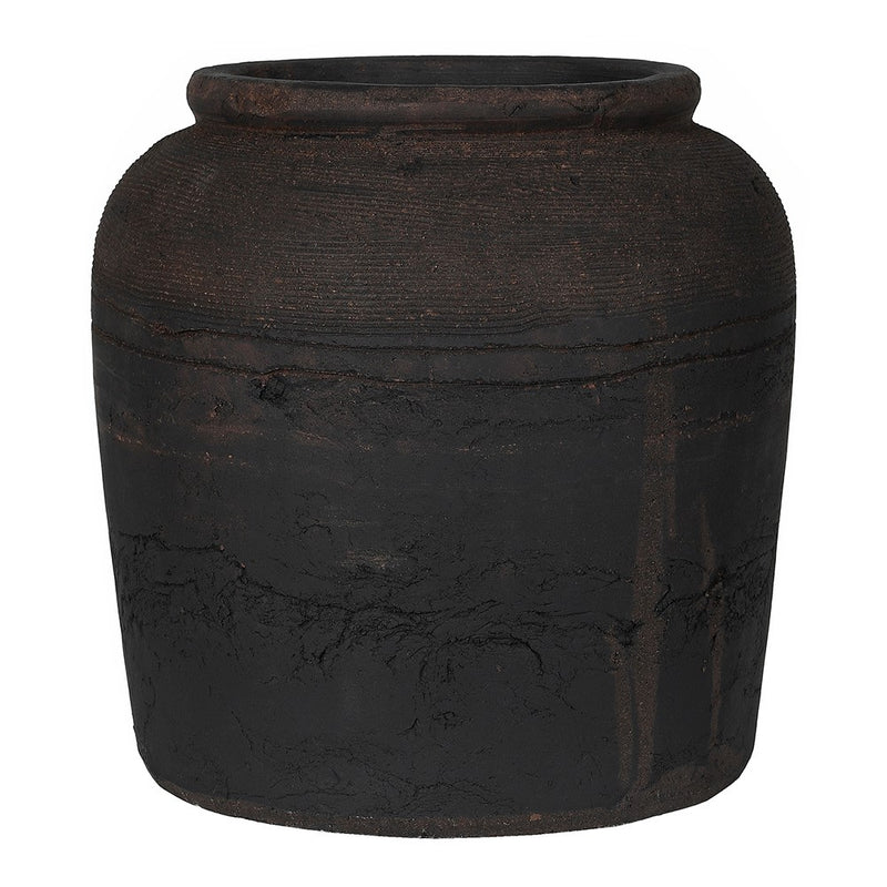 Rustic Charcoal Vase