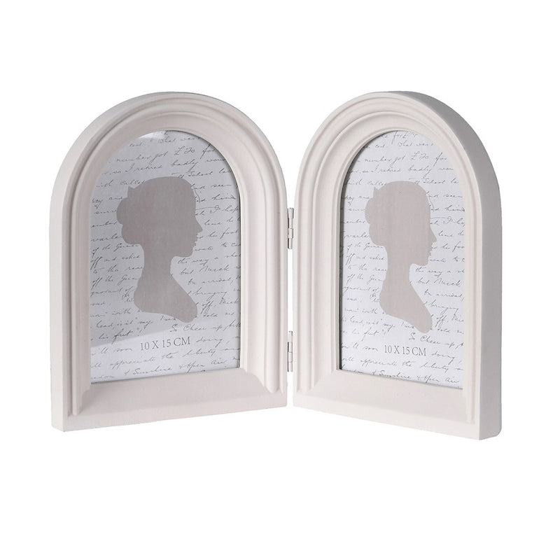 Ivory Double Arch Photo Frame