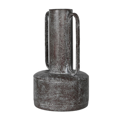 Iron Aged Vase With Handles