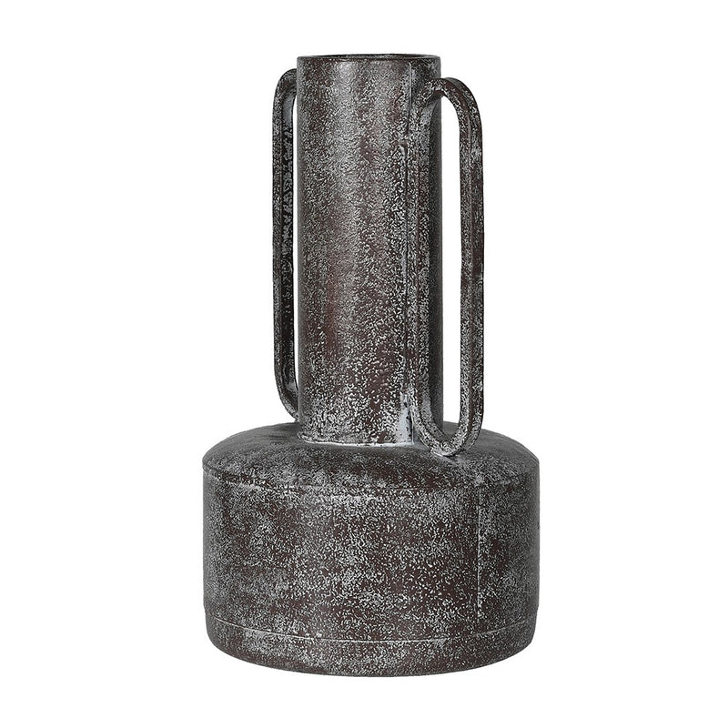 Iron Aged Vase With Handles