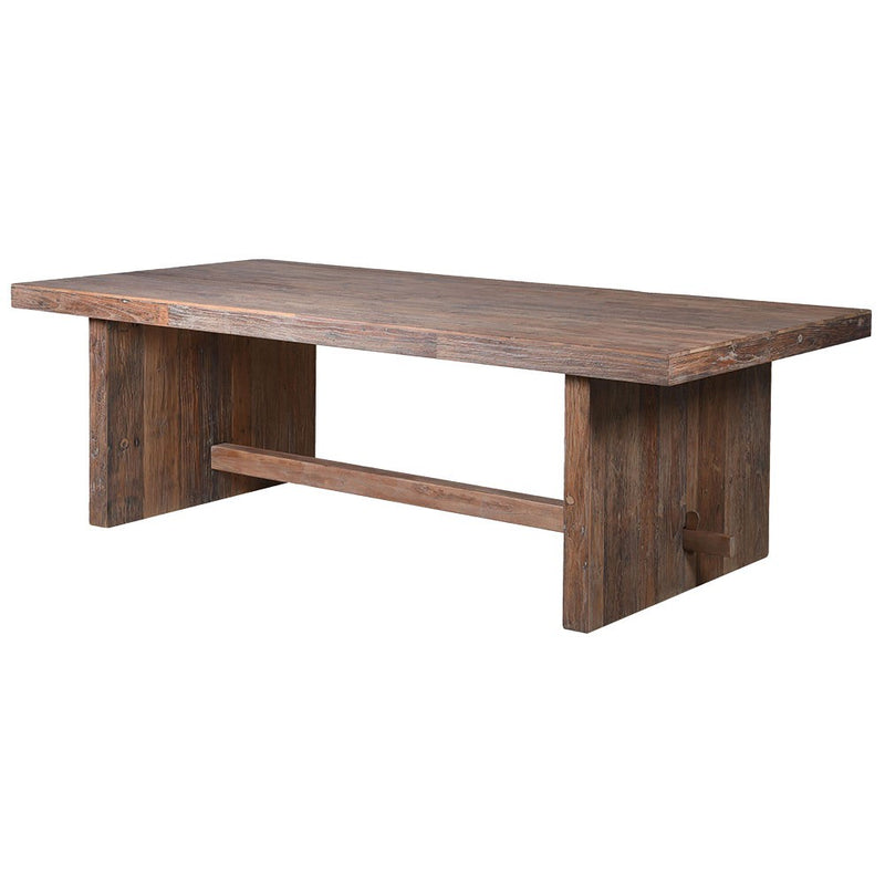Rustic Elm Dining Table