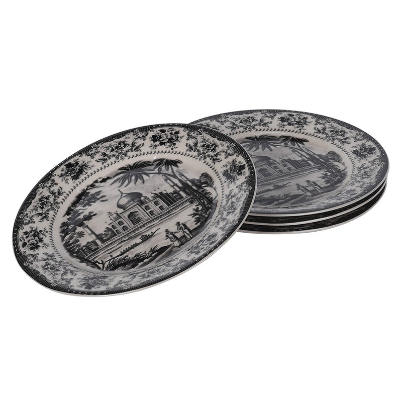 Aged Chinoiserie Printed Plate