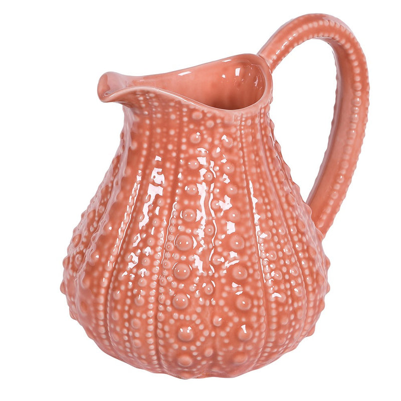 Large Pink Urchin Jug