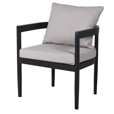 Black Dining Chair With Cushions