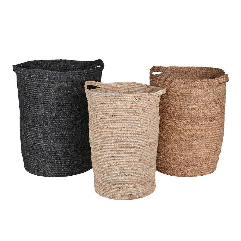 S/3 Mixed Colours Hyacinth Baskets