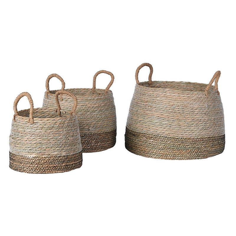 S/3 Neutral Rush Baskets