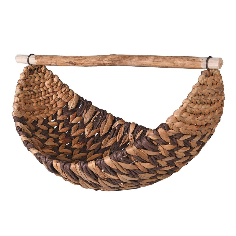 Crescent Grass Rope Basket