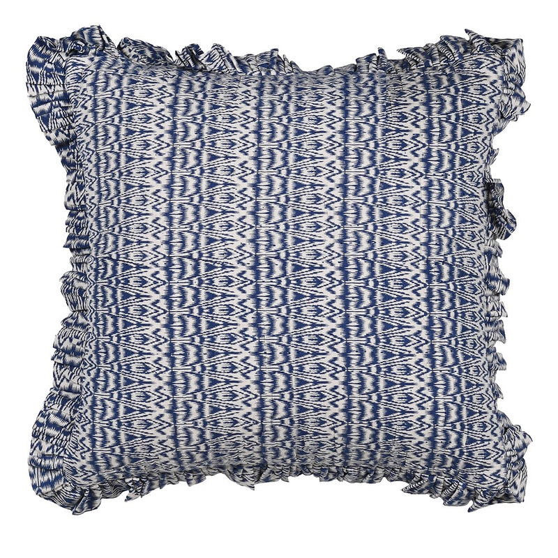 Blue/White Patterned Cushion 45x45cm
